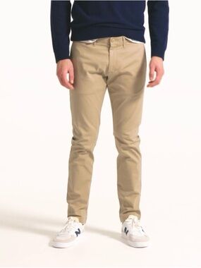 J. Crew Flex Chino Pants in Khaki Tan